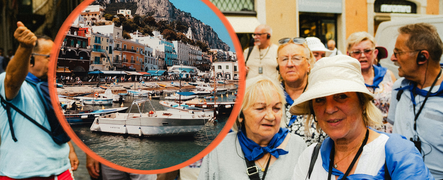 Capri zmaga się z ruchem turystycznym