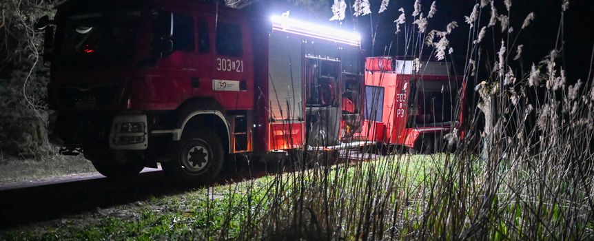 Pożar lasów na Lubelszczyźnie