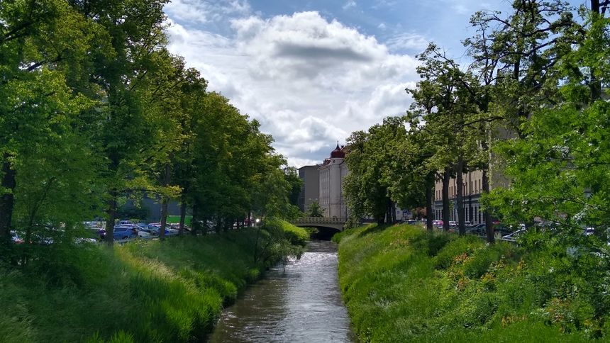 Rzeka Kłodnica w Gliwicach