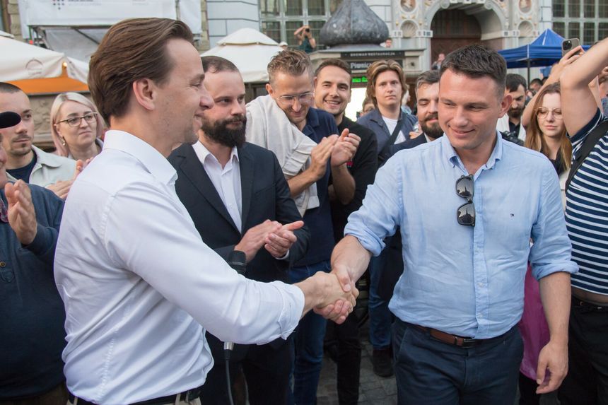 Krzysztof Bosak i Sławomir Mentzen
