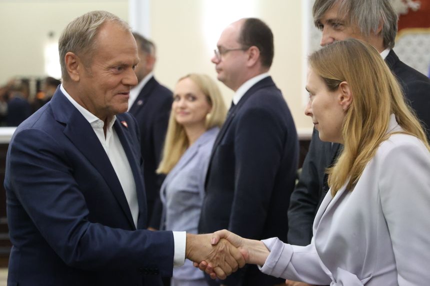 Donald Tusk i Katarzyna Pełczyńska-Nałęcz