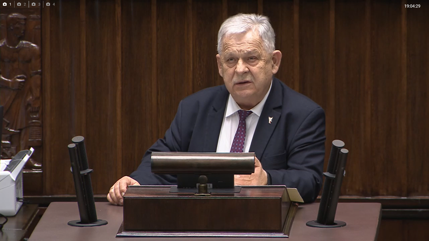 przemawia poseł Aleksander Mrówczyński