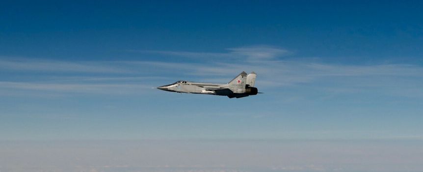 MIG-31 nad Bałtykiem