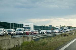 Korek na autostradzie A2 (zdjęcie ilustracyjne)