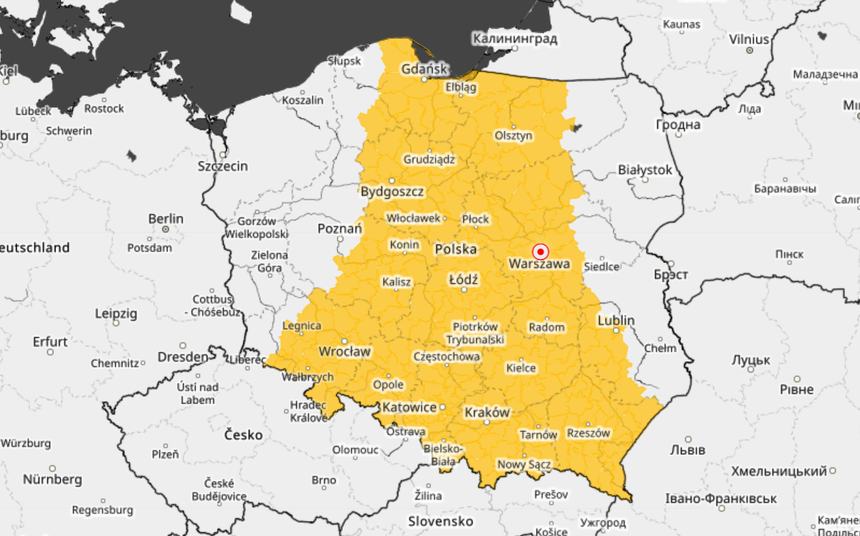 mapa pogodowa