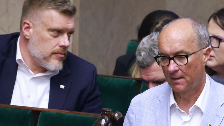 Adrian Zandberg i Włodzimierz Czarzasty