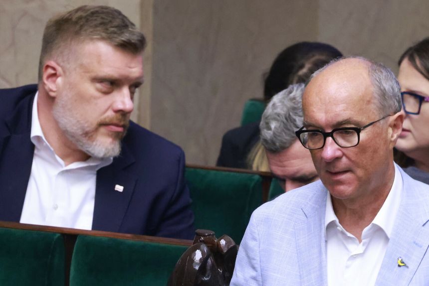 Adrian Zandberg i Włodzimierz Czarzasty