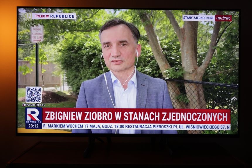 Zbigniew Ziobro korespondentem telewizji Republika