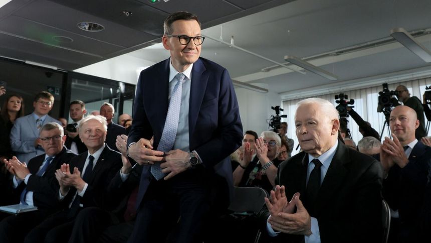 Mateusz Morawiecki i Jarosław Kaczyński 