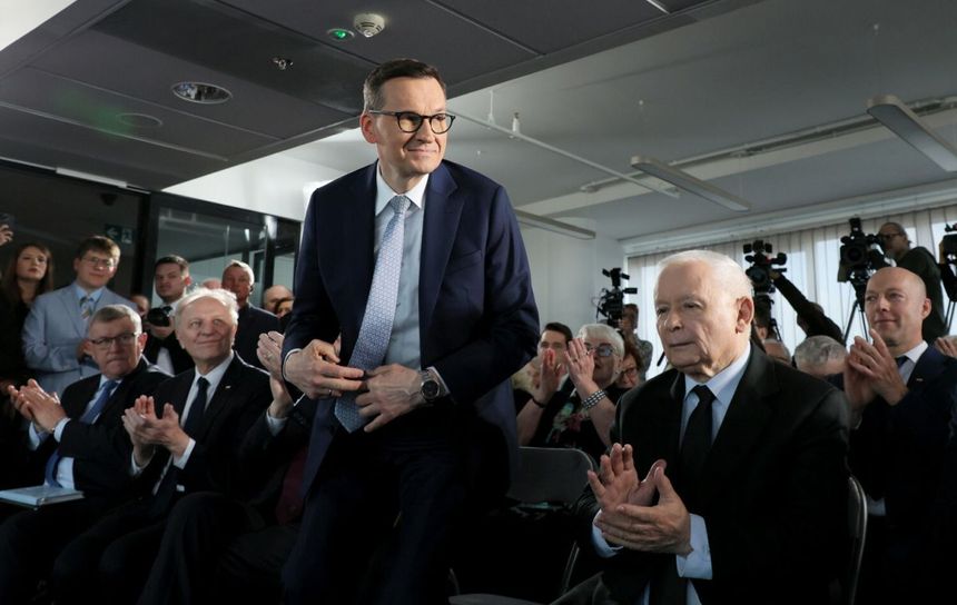 Mateusz Morawiecki i Jarosław Kaczyński 