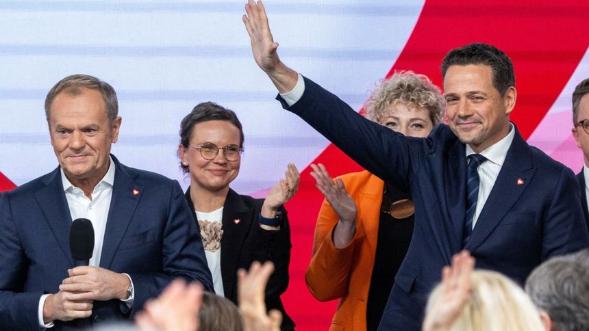 Donald Tusk i Rafał Trzaskowski