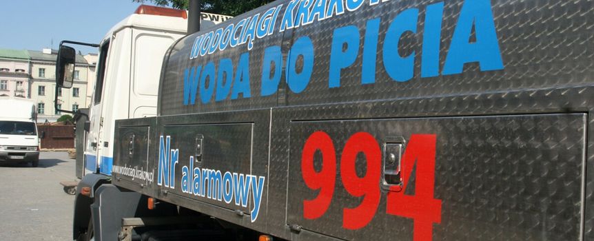 Kraków. Beczkowóz