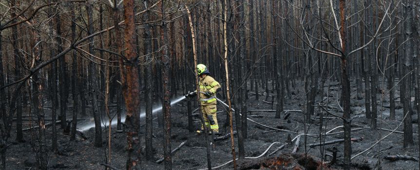 Pożar na Lubelszczyźnie