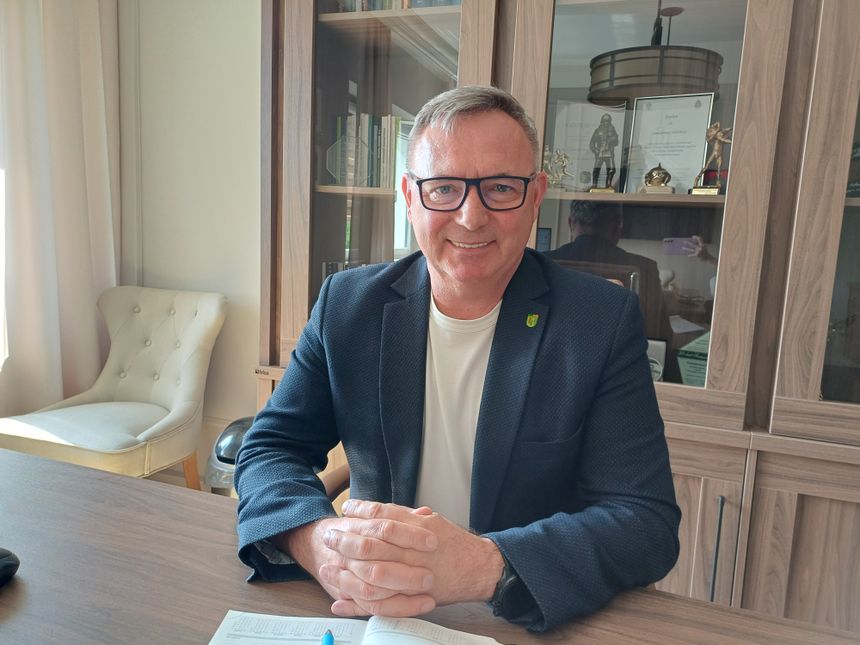 Wójt gminy Osielsko Janusz Jedliński