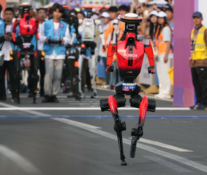 Robot Shandian wygrał półmaraton