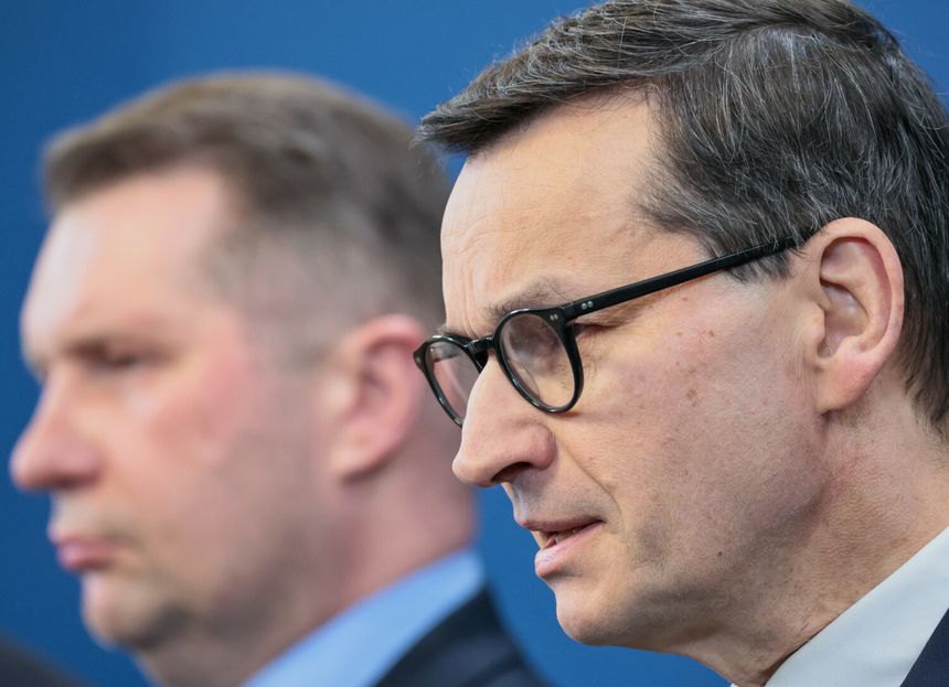 Przemysław Czarnek i Mateusz Morawiecki