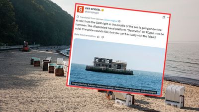 „Zaginiona wyspa” na Bałtyku idzie pod młotek. Od lat pozostawała ruiną