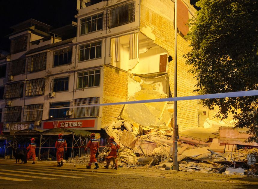 Trzęsienie ziemi w Chinach