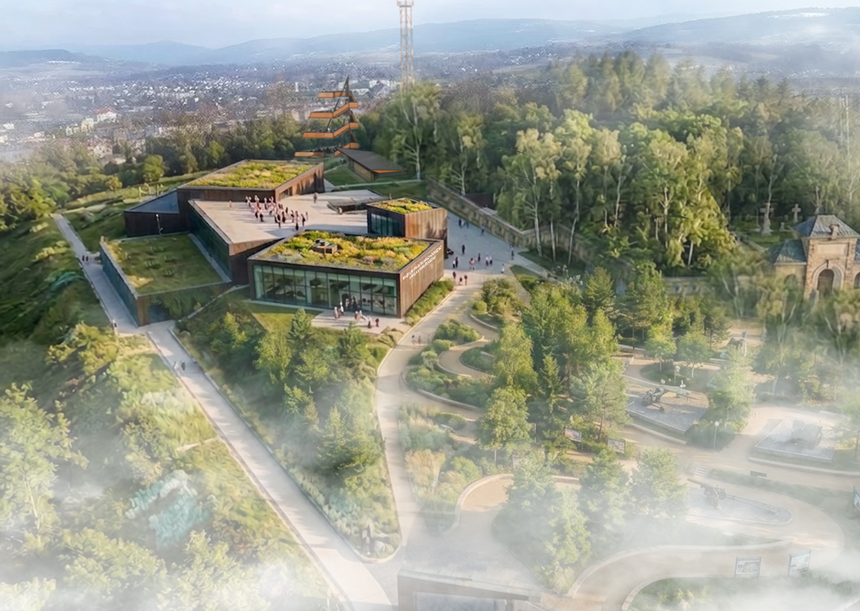 Wizja architektoniczna muzeum autorstwa Marcina Janusza