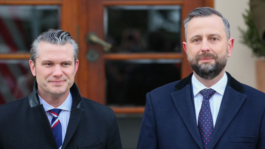 Pete Hegseth i Władysław Kosiniak-Kamysz