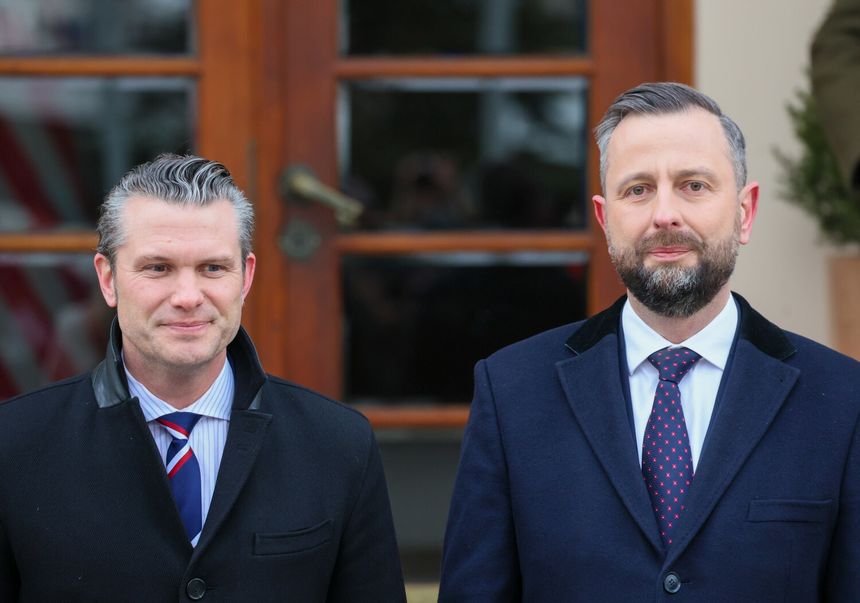 Pete Hegseth i Władysław Kosiniak-Kamysz