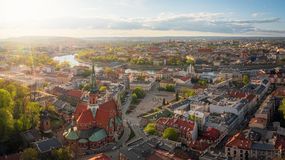 Kraków z lotu ptaka