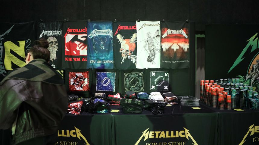 Metallica Pop-Up Store w katowickim Międzynarodowym Centrum Kongresowym