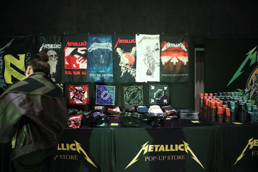Metallica Pop-Up Store w katowickim Międzynarodowym Centrum Kongresowym
