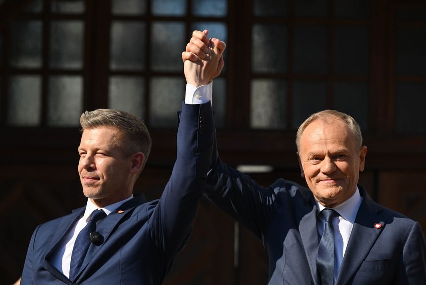 Peter Magyar i Donald Tusk