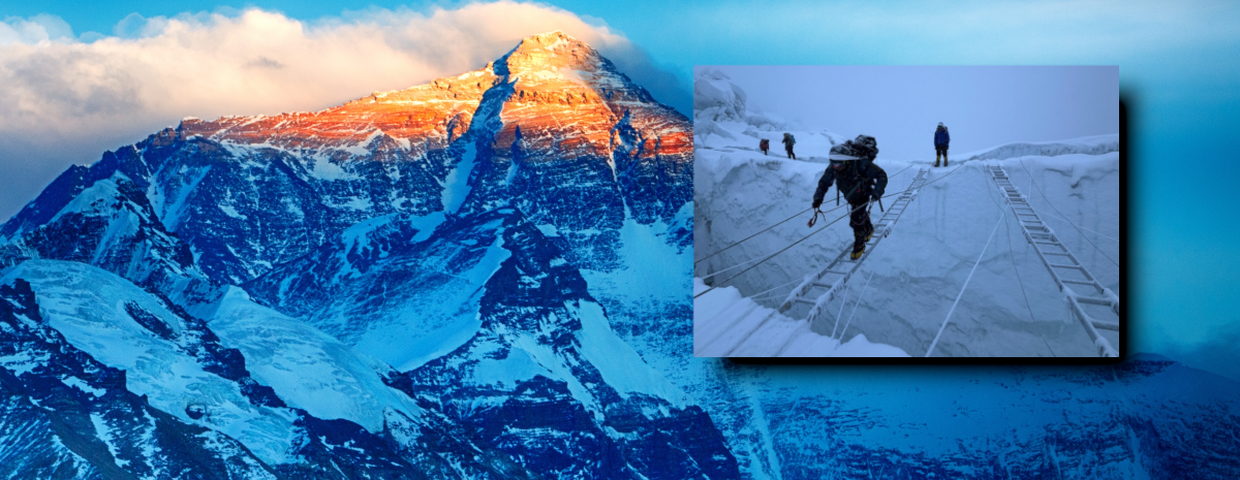wejście na Mount Everest