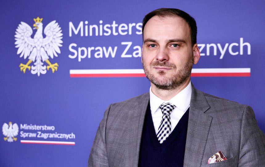 Rzecznik MSZ Marcin Wewiór