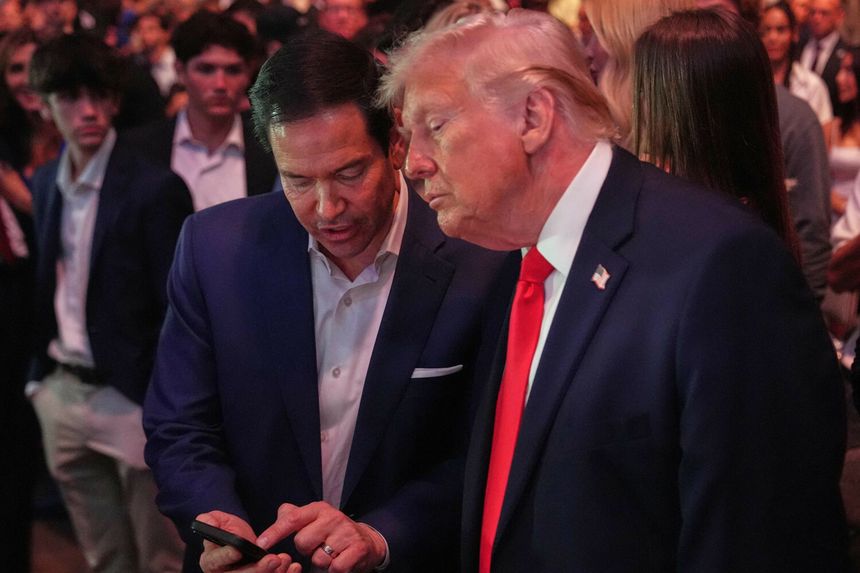 Marco Rubio i Donald Trump