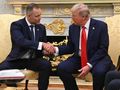 Prezydent Karol Nawrocki i prezydent Donald Trump
