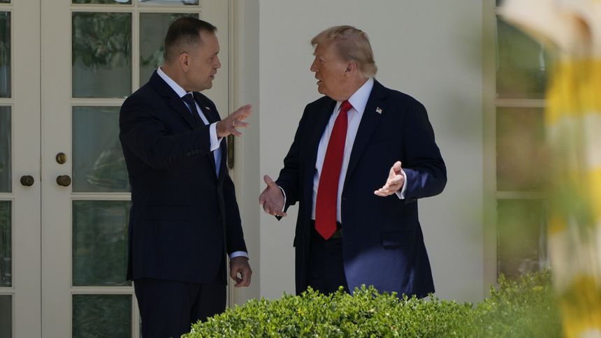 Karol Nawrocki i Donald Trump
