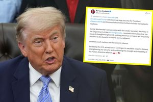 Prezydent USA Donald Trump. Wpis szefa BBN Bartosza Grodeckiego na X