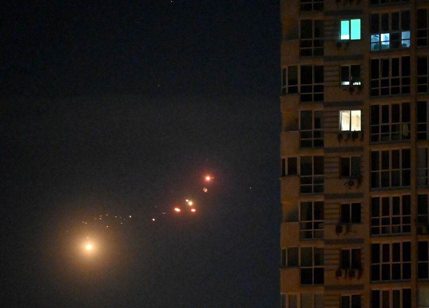 Zmasowany atak na Ukrainę
