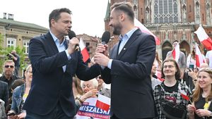 Rafał Trzaskowski i Aleksander Miszalski