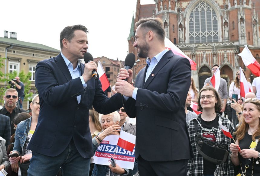 Rafał Trzaskowski i Aleksander Miszalski