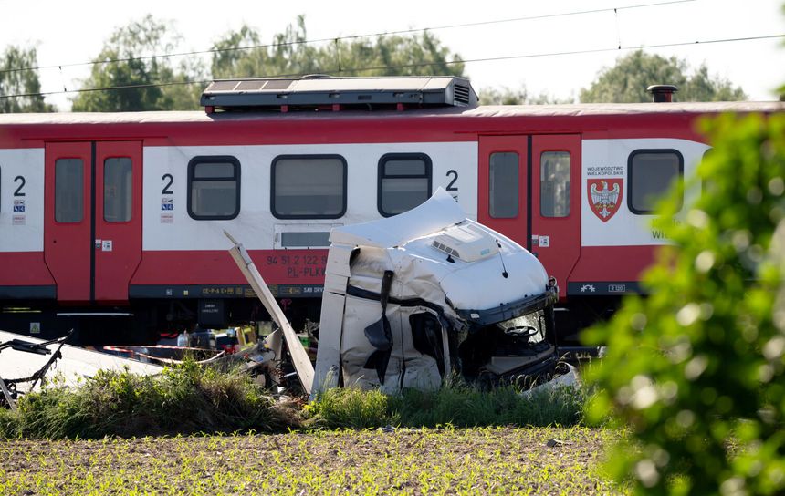 Wypadek pociągu w Wielkopolsce