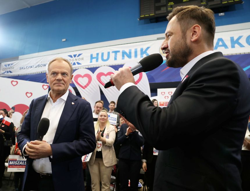 Donald Tusk i Aleksander Miszalski