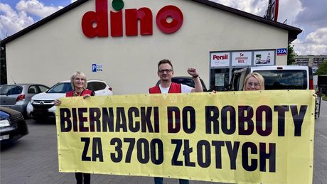 Związkowcy z Dino