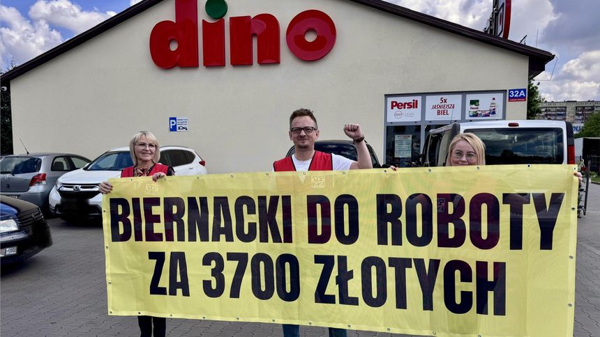 Związkowcy z Dino