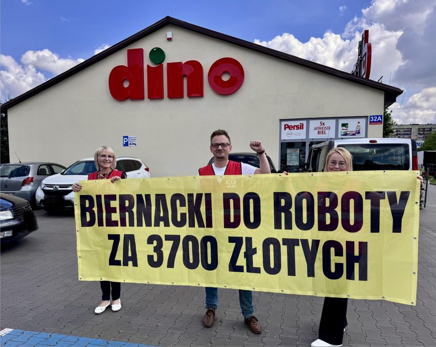 Związkowcy z Dino