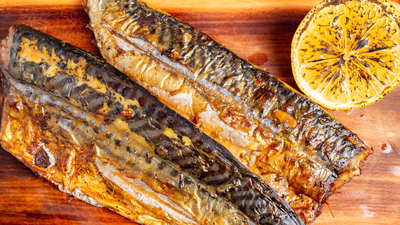 Grillowana makrela, filety rybne