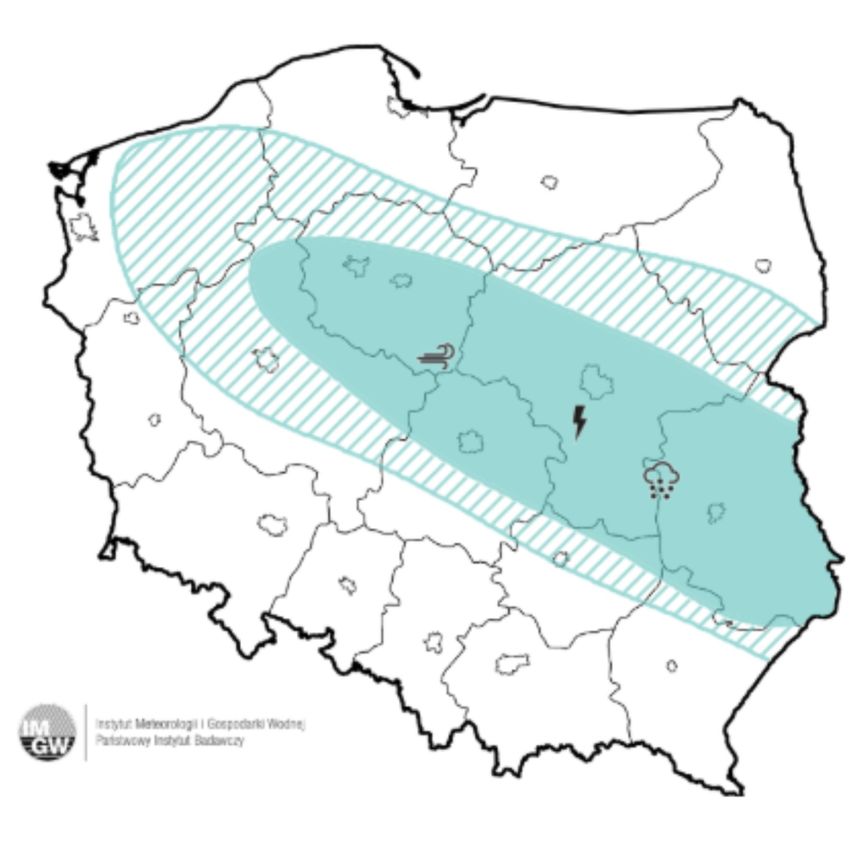 Prognoza burz IMGW