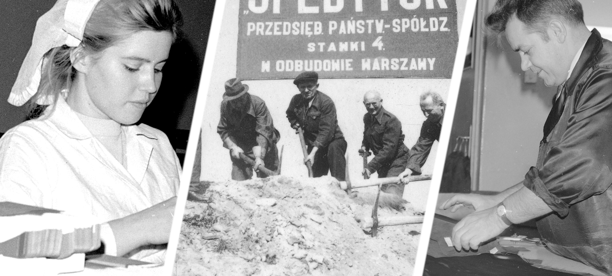 Praca w PRL-u - materiał poglądowy