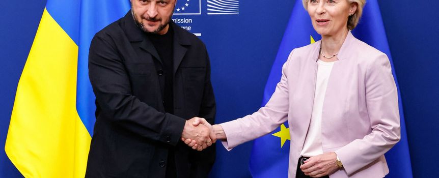 Zełenski von der Leyen
