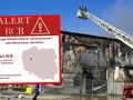 Miejsce pożaru w Obornikach. Alert RCB