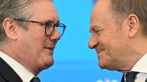 Keir Starmer i Donald Tusk