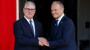 Keir Starmer i  Donald Tusk